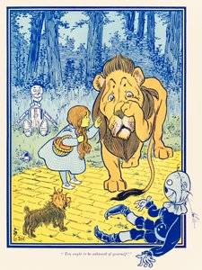 You ought to be ashamed of yourself! from The Wonderful Wizard of Oz by L. Frank Baum by William Wallace Denslow