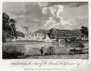 Edwinsford, the Seat of R Banks Hodgkinson Esq, Carmarthenshire by William Watts