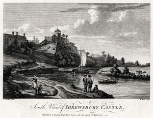 South View of Shrewsbury Castle, Shropshire, 1777 by William Watts