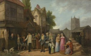 Scene Outside an Inn, Perhaps at Long Ashton, Bristol, c.1824