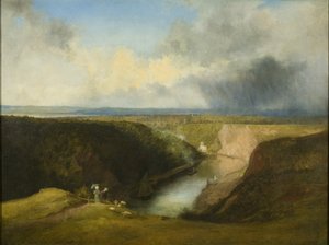 View of the Avon Gorge from Observatory Hill, c.1830