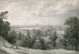 View of Greenwich, London by William Westall