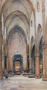 Bologna. Interior of S. Petronio by William Wiehe Collins