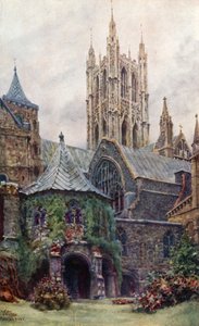 Canterbury, the Baptistery and Chapter House by William Wiehe Collins