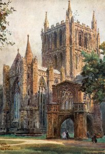 Hereford, the North Transept by William Wiehe Collins