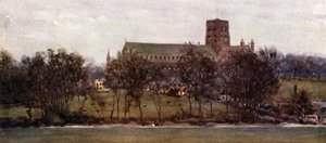 St. Albans from the Walls of Old Verulam by William Wiehe Collins