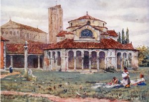 Torcello, Sta Fosca and Cathedral by William Wiehe Collins