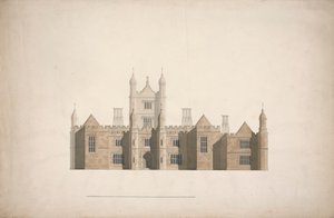Elevation of a Proposed Design for Cambridge Colleges