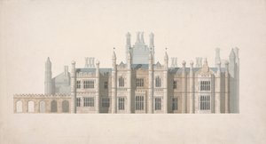 Elevation of a Proposed Design for Cambridge Colleges by William Wilkins