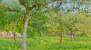 Orchard in Autumn by William Wilkins