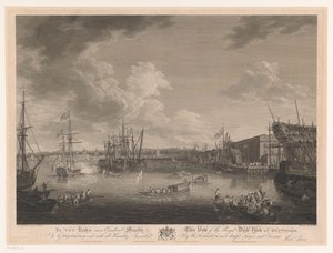 View of the Royal Dockyard at Deptford