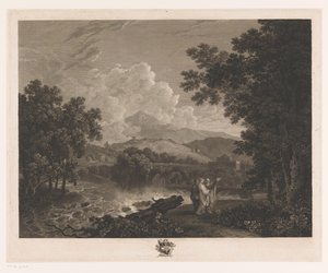 Landscape with Cicero on the Bank of a River near His Villa