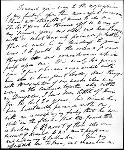 Letter of condolence to Henry Nelson Coleridge on the death of Samuel Taylor Coleridge, 29 July, 1834