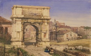 The Arch of Titus, Rome by William Wyld