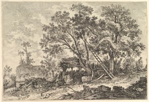 2nd View of Fronville, 18th century by William Wynne Ryland