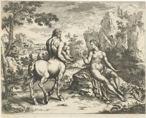Ocyrhoë Predicts the Fate of Chiron and Asclepius by William Young Ottley