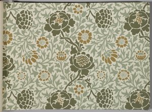 Wallpaper sample book, before 1917 by William and Company Morris