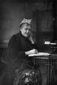 Eliza Lynn Linton 1822-1898, British novelist, essayist, and journalist, 1890 by William and Daniel Downey