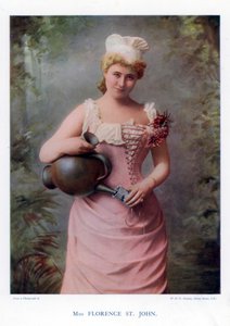Florence St John, English Actress and Singer by William and Daniel Downey