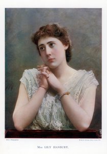 Lily Hanbury, English stage actress, 1901 by William and Daniel Downey