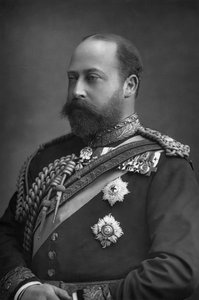 Prince Edward of Wales, the future King Edward VII of Great Britain