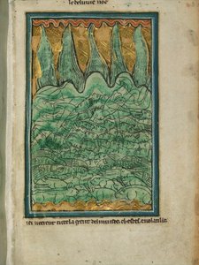 The Flood of Noah, c.1250 by William de Brailes