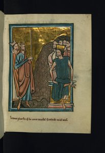 The Third Plague of Egypt: Gnats (Exodus 8:17) by William de Brailes