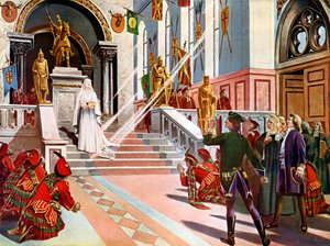 La Dame Blanche (The White Lady), Last Act and Scene