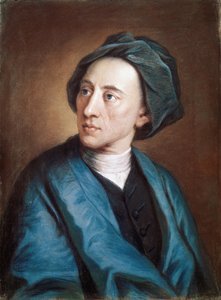 Portrait of the British Poet Alexander Pope in Turban