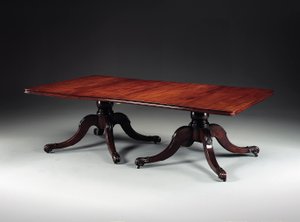 Irish George IV Two-Pedestal Dining Table
