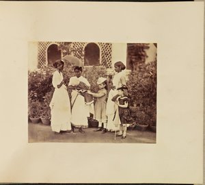 Caucasian Children with Ayahs by Willoughby Wallace Hooper
