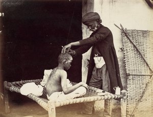 Indian Barber by Willoughby Wallace Hooper