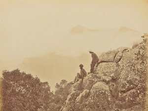 Men Standing on Rock Formations by Willoughby Wallace Hooper