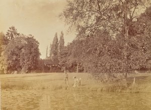 Pond near a Country House by Willoughby Wallace Hooper