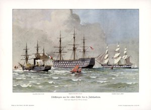 Ship Types from the First Half of the 19th Century by Willy Stöwer