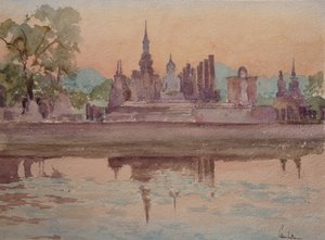 Sunset, Wat Maharthat, Sukhotai
