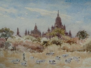 897 Thein Ma Zi from Penathagu, Bagan by Wilson Clive
