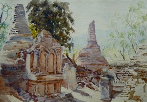905 Shwe Indein Paya by Wilson Clive