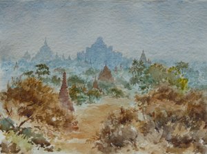 927 Bagan sunrise by Wilson Clive