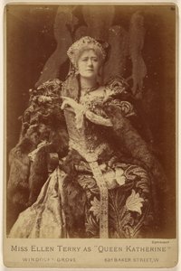 Miss Ellen Terry as Queen Katherine