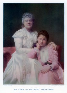 Mrs Lewis Kate Terry and Miss Mabel Terry-Lewis, British actresses, 1901