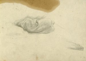 Study for sleeping woman for Santissima Trinita, c.1924-30