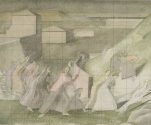 Study for the Deluge by Winifred Knights