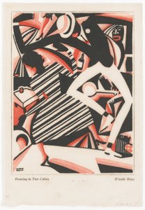 Drawing in Two Colors, or Interpretation of Harlem Jazz I