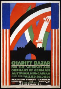 Poster for a Charity Bazaar for Widows and Orphans of Soldiers