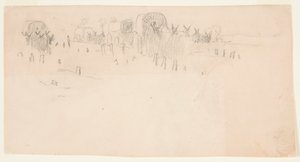 Army Wagon Train by Winslow Homer