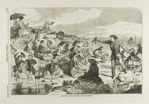 August in the Country—The Seashore by Winslow Homer