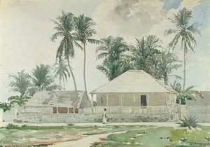 Cabins, Nassau, 1885 by Winslow Homer