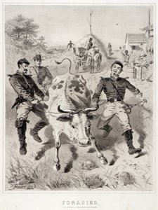 Campaign Sketches: Foraging by Winslow Homer