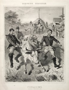 Campaign Sketches: Foraging, 1863 by Winslow Homer